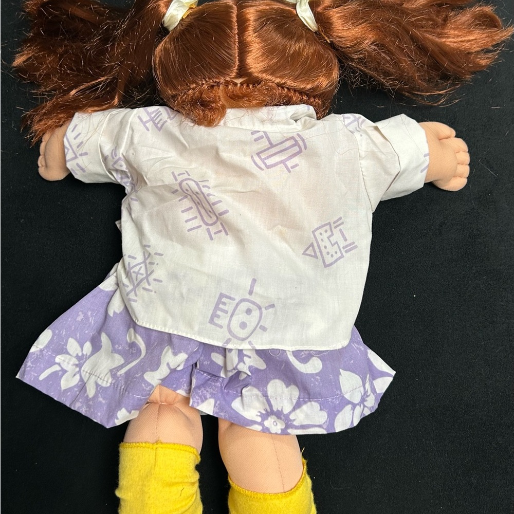 VTG Coleco Cabbage Patch Cornsilk Doll 1986 Girl Auburn Hair Mold 8 Guid… - Picture 9 of 15
